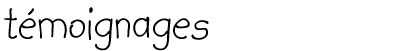 titre témoignages